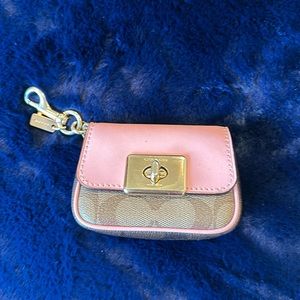 Coach purse key fob